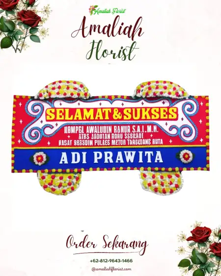 Papan Bunga Ucapan Selamat Kadokan